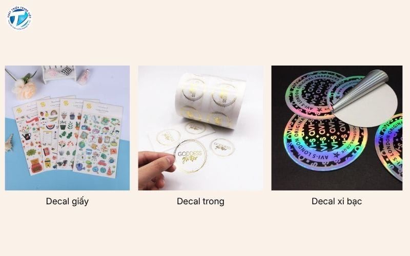 Các chất liệu phổ biến khi in sticker hiện nay